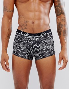 Боксеры-брифы с заниженной талией из микрофибры Calvin Klein ID - Черный