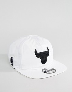 Бейсболка New Era 9Fifty Chicago Bulls Premium Sport - Белый