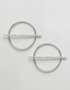 Серьги-кольца ALDO - Серебряный