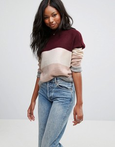 Джемпер контрастной расцветки Brave Soul - Мульти