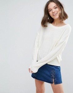 Джемпер с круглым вырезом Brave Soul - Коричневый