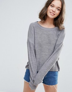 Джемпер с круглым вырезом Brave Soul - Серый