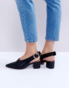 Туфли на каблуке ASOS SLINGSHOT - Черный