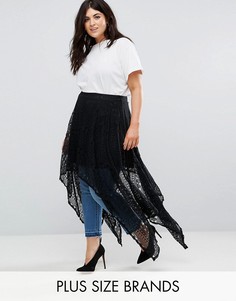 Юбка макси Boohoo Plus - Черный