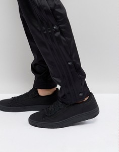 Черные неопреновые кроссовки с молниями ASOS - Черный