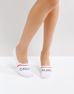 Белые носки с добавлением хлопка Calvin Klein Modern - Белый