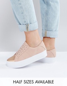 Кроссовки на шнуровке ASOS DUTY - Бежевый