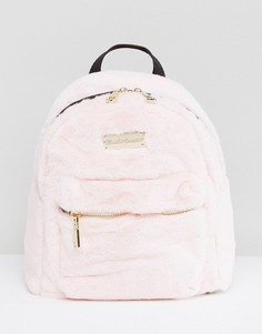 Розовый рюкзак с искусственным мехом Claudia Canova - Розовый