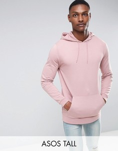 Розовый удлиненный худи ASOS TALL - Розовый