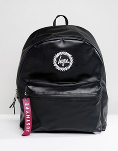 Эксклюзивный черный прорезиненный рюкзак Hype - Черный