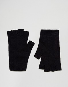 Перчатки без пальцев ASOS - Черный