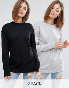 2 свитшота бойфренда ASOS - Скидка 10 - Мульти