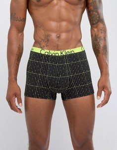 Хлопковые трусы с принтом Calvin Klein - Черный