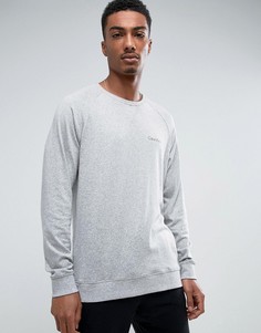 Серый трикотажный лонгслив Calvin Klein - Серый