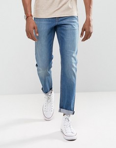 Умеренно выбеленные узкие джинсы стретч ASOS - Синий