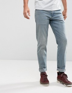 Голубые эластичные джинсы узкого кроя в винтажном стиле ASOS - Синий