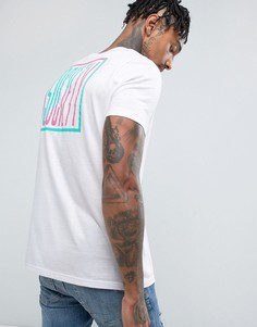 Футболка с принтом Society ASOS - Белый