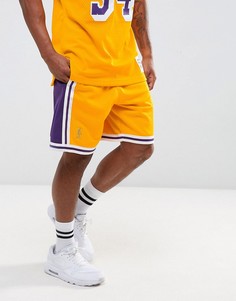 Шорты Mitchell &amp; Ness NBA L.A. Lakers Swingman - Желтый