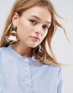 Броские серьги-подвески ASOS - Мульти