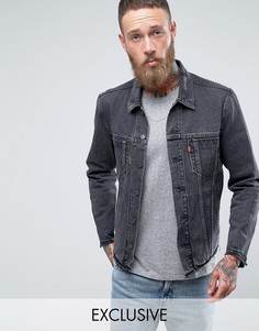 Черная выбеленная джинсовая куртка Levis - Черный Levis®
