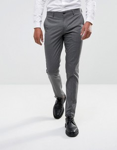 Брюки скинни в ломаную клетку Selected Homme - Серый
