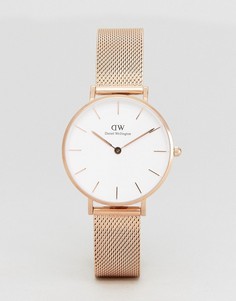 Золотисто-розовые часы с браслетом Daniel Wellington DW00100163 - Золотой