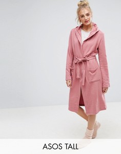 Трикотажный халат ASOS TALL - Серый
