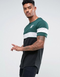 Обтягивающая футболка в стиле ретро SikSilk - Черный
