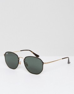 Круглые солнцезащитные очки Ray-Ban 0RB3579N - Черный