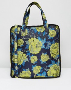 Пляжная сумка с цветочным принтом ASOS - Мульти