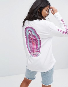 Лонгслив с принтом Santa Cruz Guadalupe - Белый