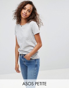 Футболка с круглым вырезом ASOS PETITE The Ultimate - Серый