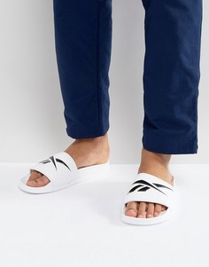 Белые шлепанцы Reebok Vector - Белый