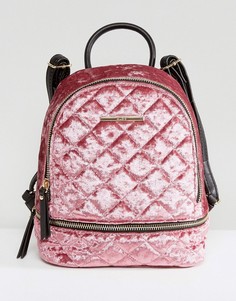 Миниатюрный бархатный рюкзак ALDO Adroiana - Розовый