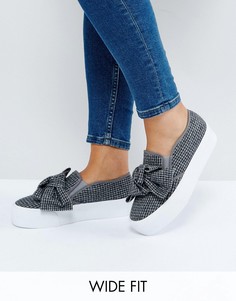 Кроссовки для широкой стопы с бантом ASOS DISCOVERY - Мульти