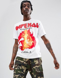 Футболка с большим логотипом AAPE By A Bathing Ape - Белый