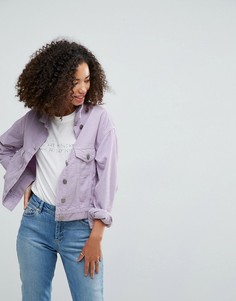 Сиреневая вельветовая куртка ASOS - Фиолетовый