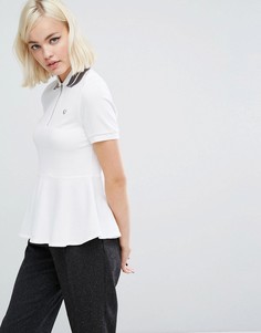 Футболка-поло с баской Fred Perry - Белый