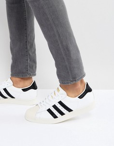 Белые кроссовки в стиле 80-х adidas Originals Superstar - Белый