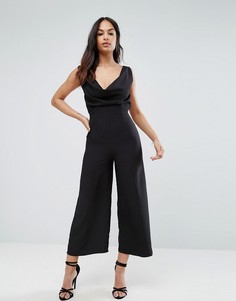 Комбинезон со свободным воротом ASOS - Черный