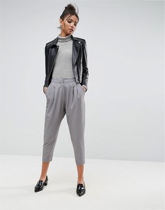 Суженные книзу брюки ASOS Tailored - Серый