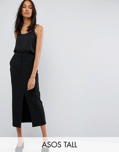 Юбка-карандаш ASOS TALL Tailored - Черный
