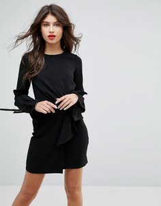 Платье мини с завязками ASOS - Черный