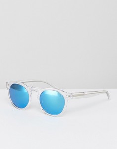 Круглые солнцезащитные очки в прозрачной оправе Levis - Очистить Levis®