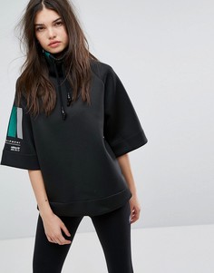 Черный свитер с высоким воротником adidas EQT - Черный