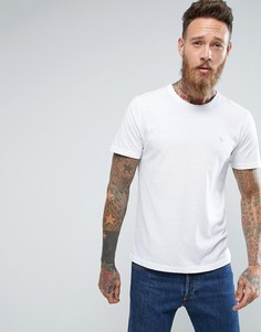 Белая зауженная футболка с круглым вырезом Abercrombie &amp; Fitch - Белый