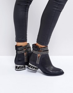 Ботинки с люверсами Jeffrey Campbell Belshaw - Черный