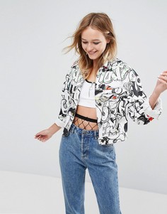 Джинсовая куртка ASOS x The Emoji Movie - Мульти