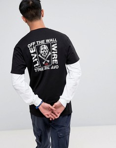 Черный лонгслив Vans Live Wire VA36L5Y28 - Черный