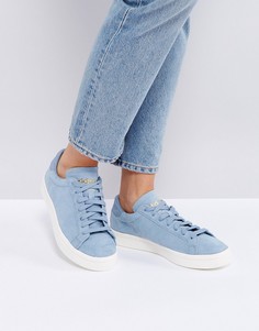 Голубые кроссовки adidas Originals Court Vantage - Синий